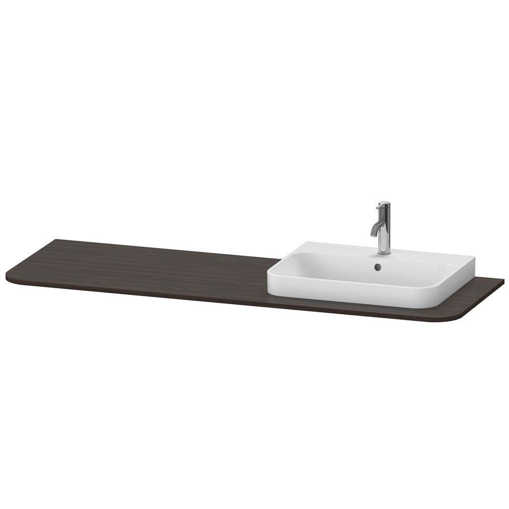 General Plumbing Supply DistributionDuravitHappy D.2 Plus Console with One Sink Cut-Out Walnut Brushed