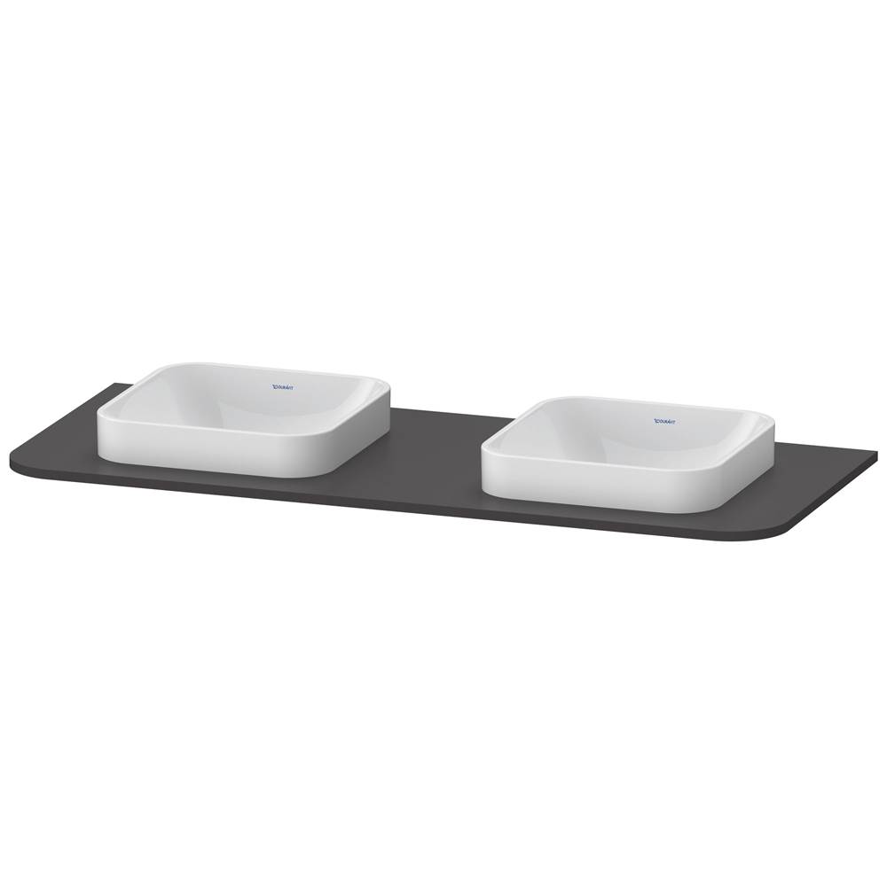 General Plumbing Supply DistributionDuravitHappy D.2 Plus Console with Two Sink Cut-Outs Graphite