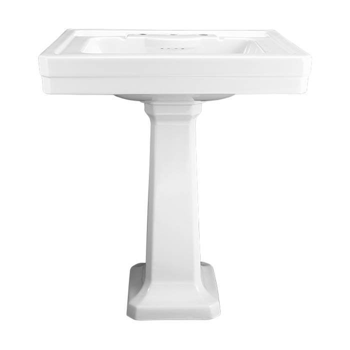 General Plumbing Supply DistributionDXVFitzgerald® Pedestal Sink Top, 1-Hole with Pedestal Leg