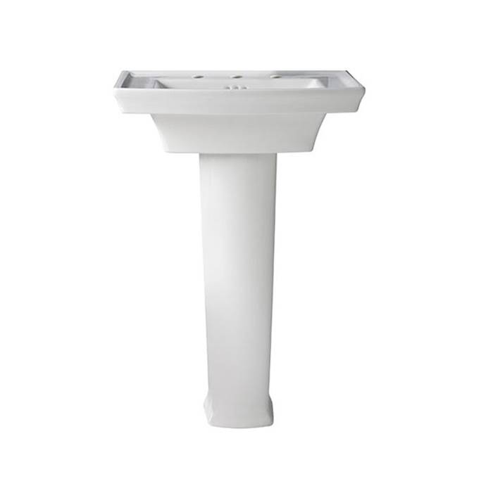 General Plumbing Supply DistributionDXVWyatt® Pedestal Sink Top, 3-Hole with Pedestal Leg