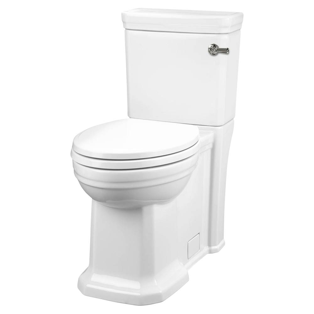 General Plumbing Supply DistributionDXVFitzgerald Two-Piece Chair Height Right Hand Trip Lever Elongated Toilet with Seat