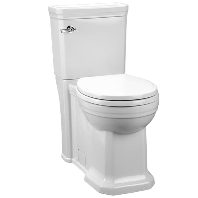 General Plumbing Supply DistributionDXVFitzgerald Two-Piece Chair Height Round Front Toilet with Seat
