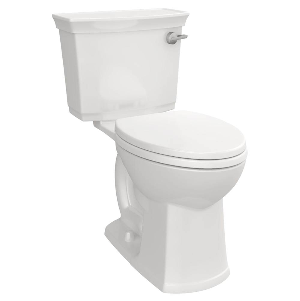 General Plumbing Supply DistributionDXVWyatt Two-Piece Chair Height Right Hand Trip Lever Elongated Toilet with Seat