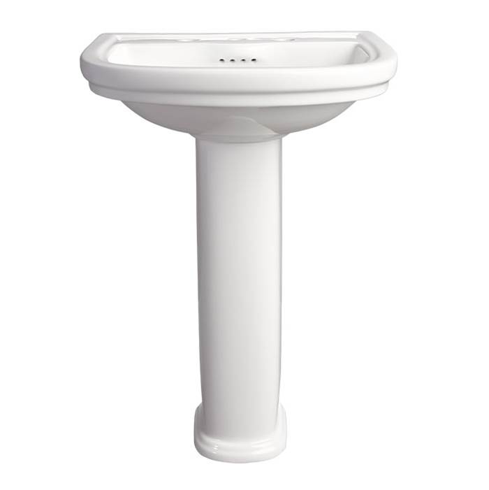 General Plumbing Supply DistributionDXVSt. George® Pedestal Sink Top, 3-Hole with Pedestal Leg