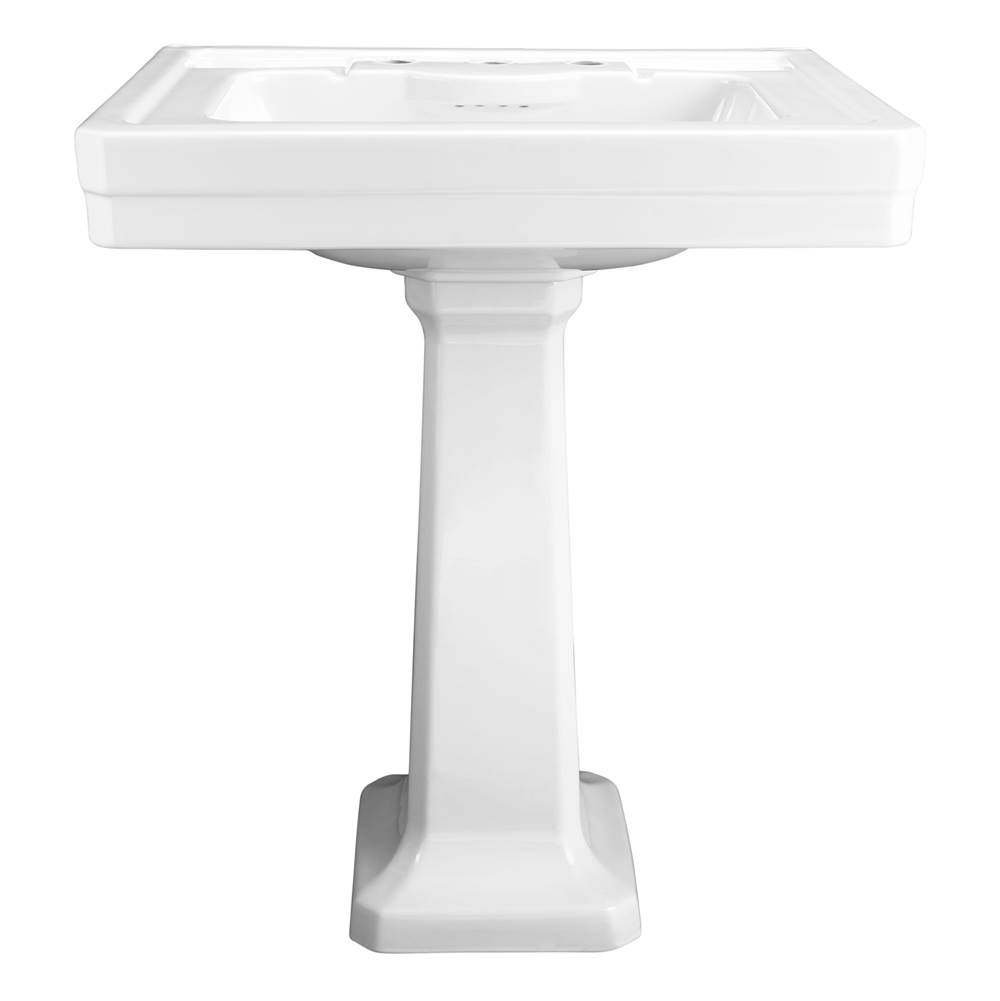 General Plumbing Supply DistributionDXVFitzgerald® Pedestal Sink Top, 3-Hole with Pedestal Leg