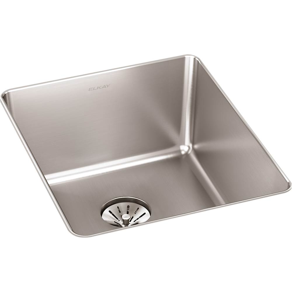General Plumbing Supply DistributionElkay Reserve SelectionElkay Lustertone Iconix 16 Gauge Stainless Steel 16'' x 18-1/2'' x 8'', Single Bowl Undermount Sink with Perfect Drain