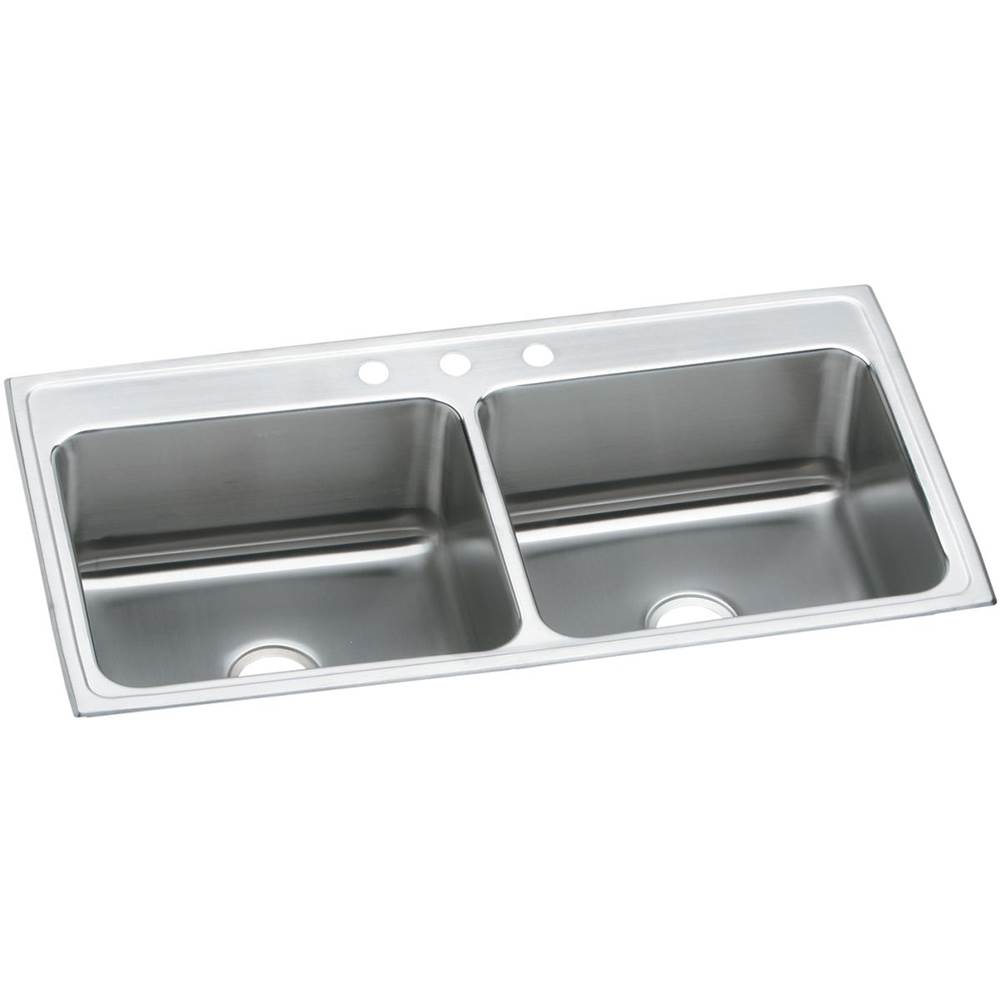 Elkay Drop In Double Bowl Sink Kitchen Sinks item DLR4322120