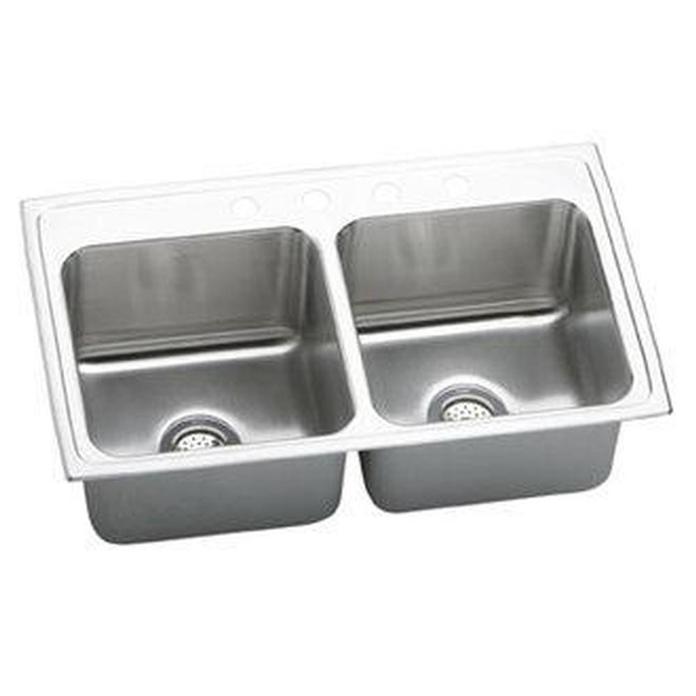 Elkay Drop In Double Bowl Sink Kitchen Sinks item DLRQ3319100