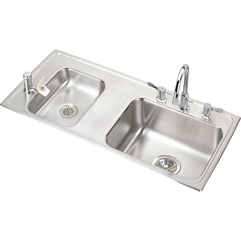Elkay Drop In Double Bowl Sink Kitchen Sinks item DRKAD371750LC