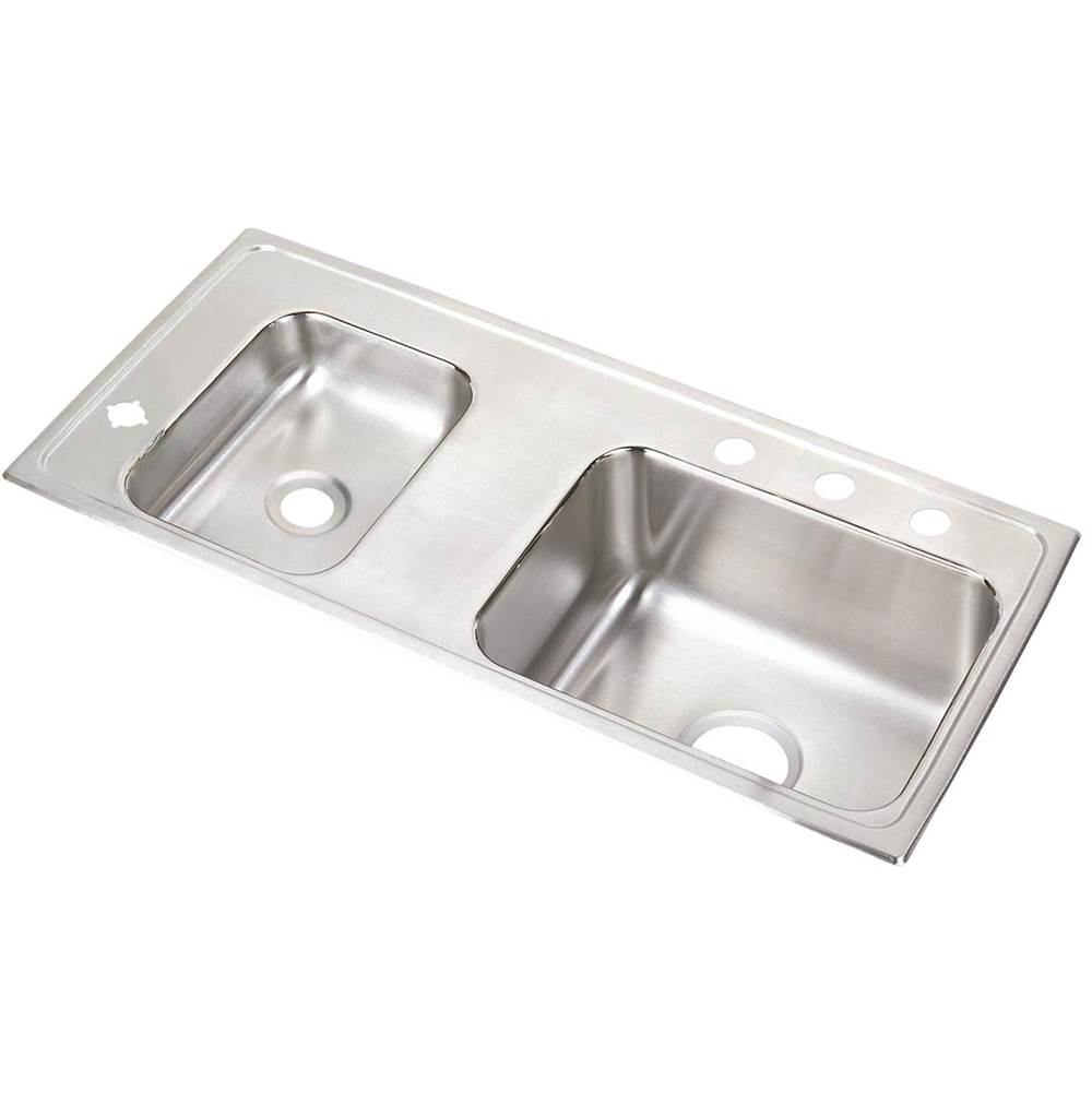 Elkay Drop In Double Bowl Sink Kitchen Sinks item DRKAD371765L4