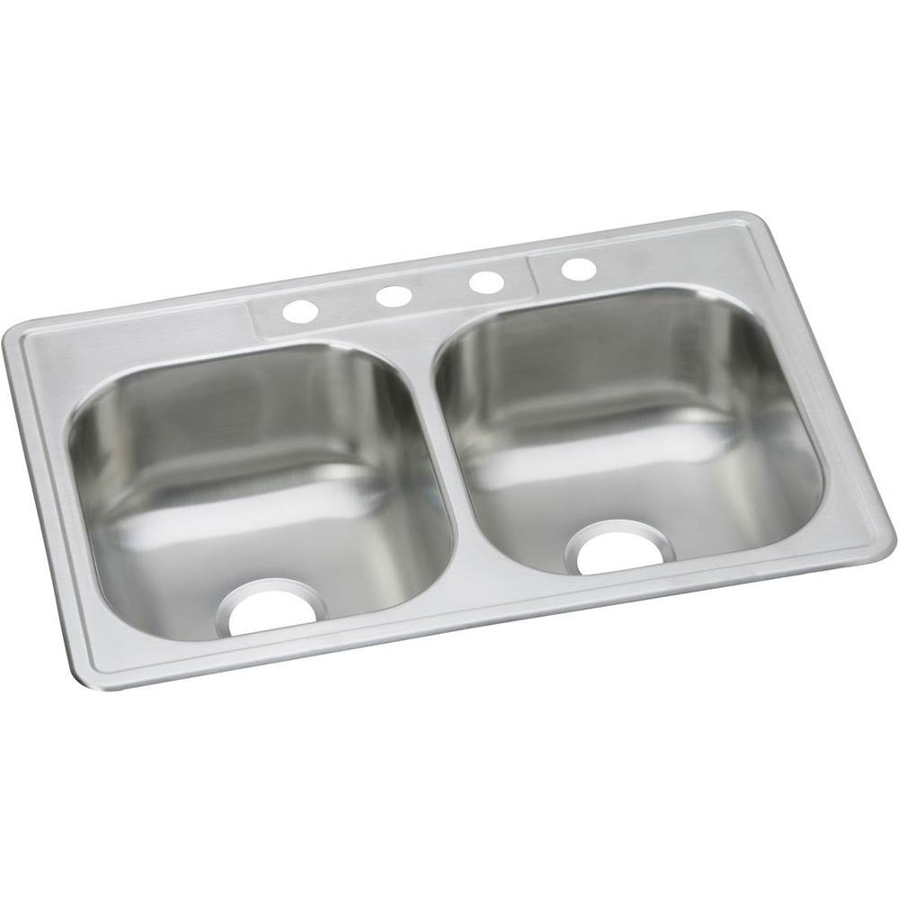 Elkay Drop In Double Bowl Sink Kitchen Sinks item DSE233222