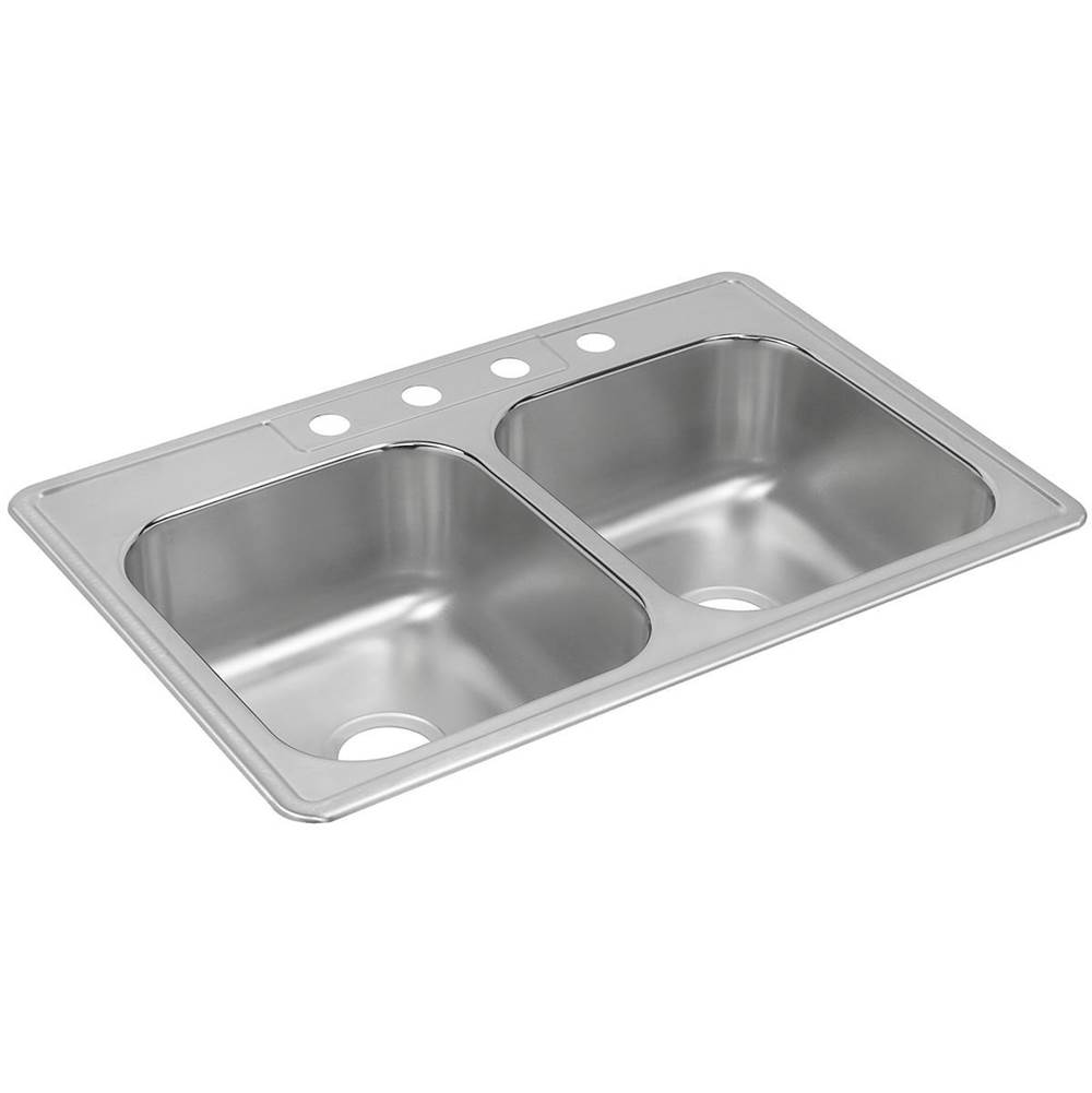 Elkay Drop In Double Bowl Sink Kitchen Sinks item DXR33221