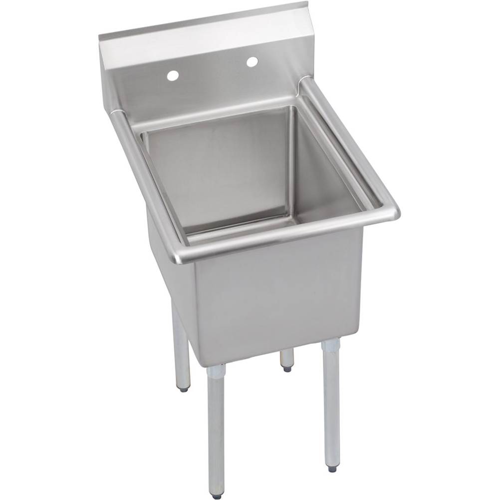 General Plumbing Supply DistributionElkayDependabilt Stainless Steel 21'' x 25-13/16'' x 43-3/4'' 18 Gauge One Compartment Sink with Stainless Steel Legs