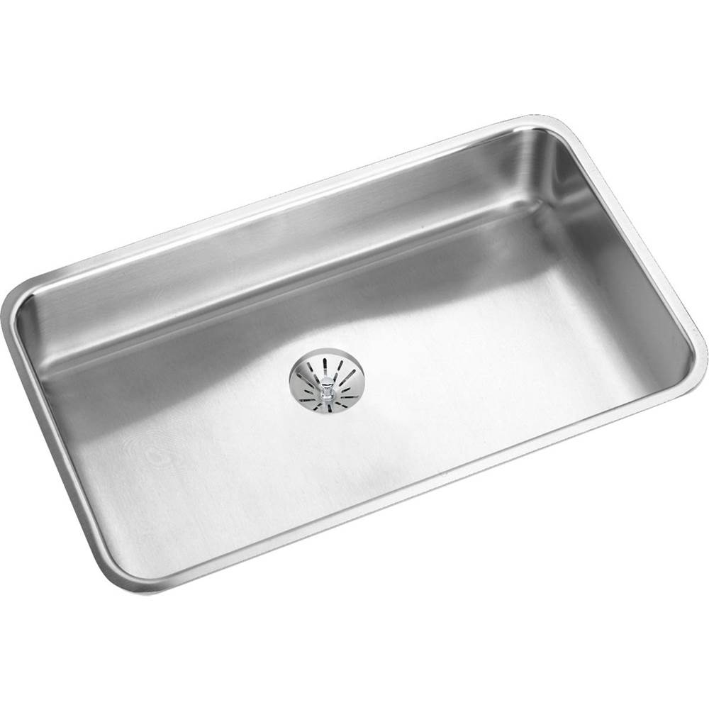 General Plumbing Supply DistributionElkayLustertone Classic Stainless Steel 30-1/2'' x 18-1/2'' x 7-1/2'', Single Bowl Undermount Sink with Perfect Drain