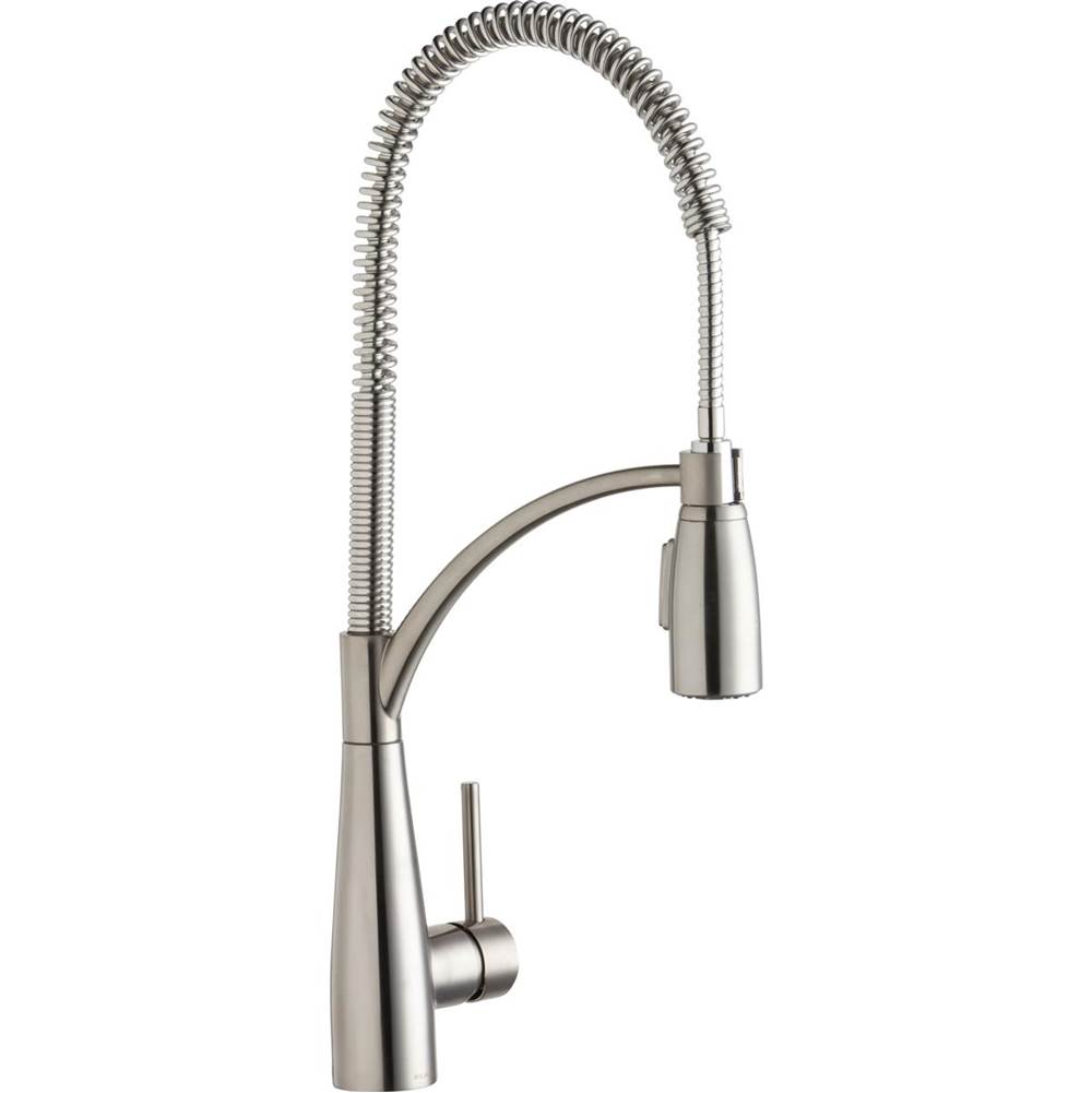 General Plumbing Supply DistributionElkayAvado Single Hole Kitchen Faucet with Semi-professional Spout Forward Only Lever Handle, Lustrous Steel
