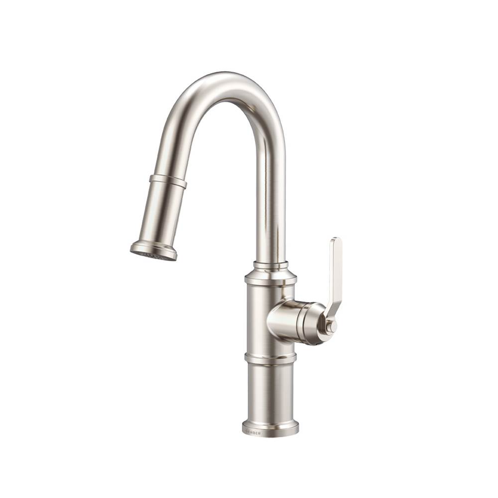 General Plumbing Supply DistributionGerber PlumbingKinzie 1H Pull-Down Prep Faucet 1.75gpm Stainless Steel