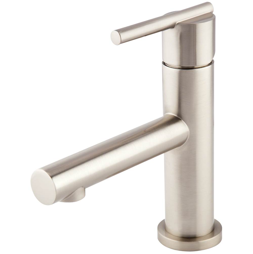 General Plumbing Supply DistributionGerber PlumbingParma Trim Line 1H Lavatory Faucet Single Hole Mount w/ Metal Touch Down Drain & Optional Deck Plate Included 1.2gpm Brushed Nickel