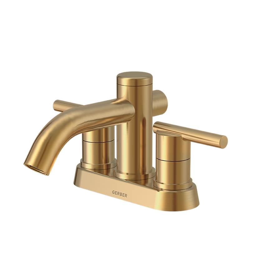General Plumbing Supply DistributionGerber PlumbingParma 2H Centerset Lavatory Faucet w/ Metal Touch Down Drain 1.2gpm Brushed Bronze