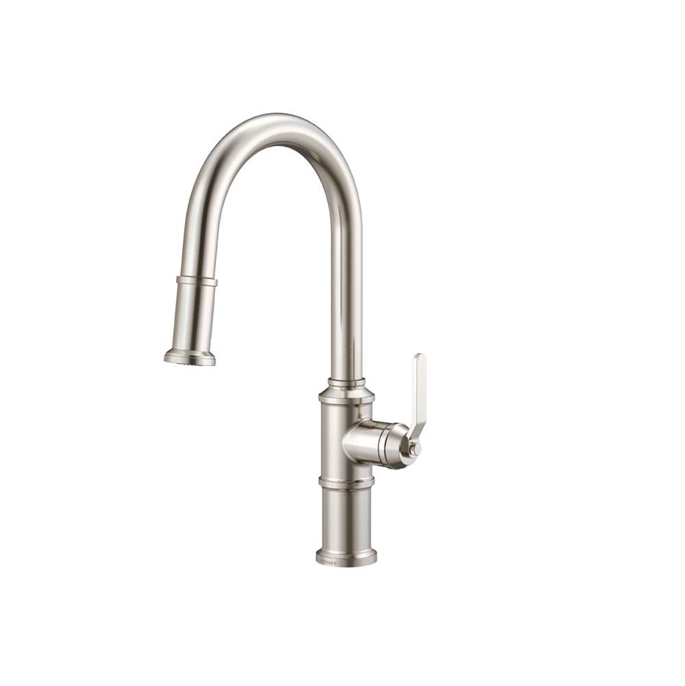 General Plumbing Supply DistributionGerber PlumbingKinzie 1H Pull-Down Kitchen Faucet w/ Snapback Retraction 1.75gpm Stainless Steel