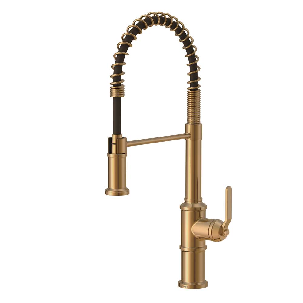 General Plumbing Supply DistributionGerber PlumbingKinzie 1H Pre-Rinse Kitchen Faucet 1.75gpm Brushed Bronze