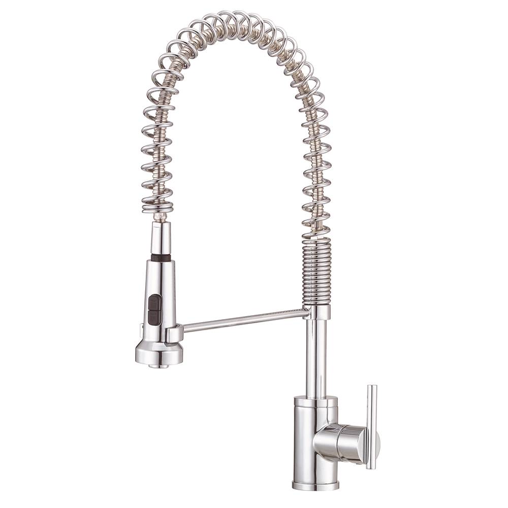 General Plumbing Supply DistributionGerber PlumbingParma 1H Pre-Rinse Spring Spout Kitchen Faucet 1.75gpm Chrome