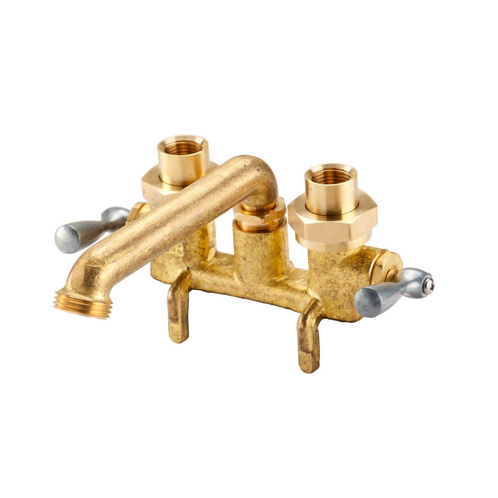 General Plumbing Supply DistributionGerber PlumbingGerber Classics 2H Clamp On Laundry Faucet w/ IPS/Sweat Connections -Threaded Spout 2.2gpm Rough Brass