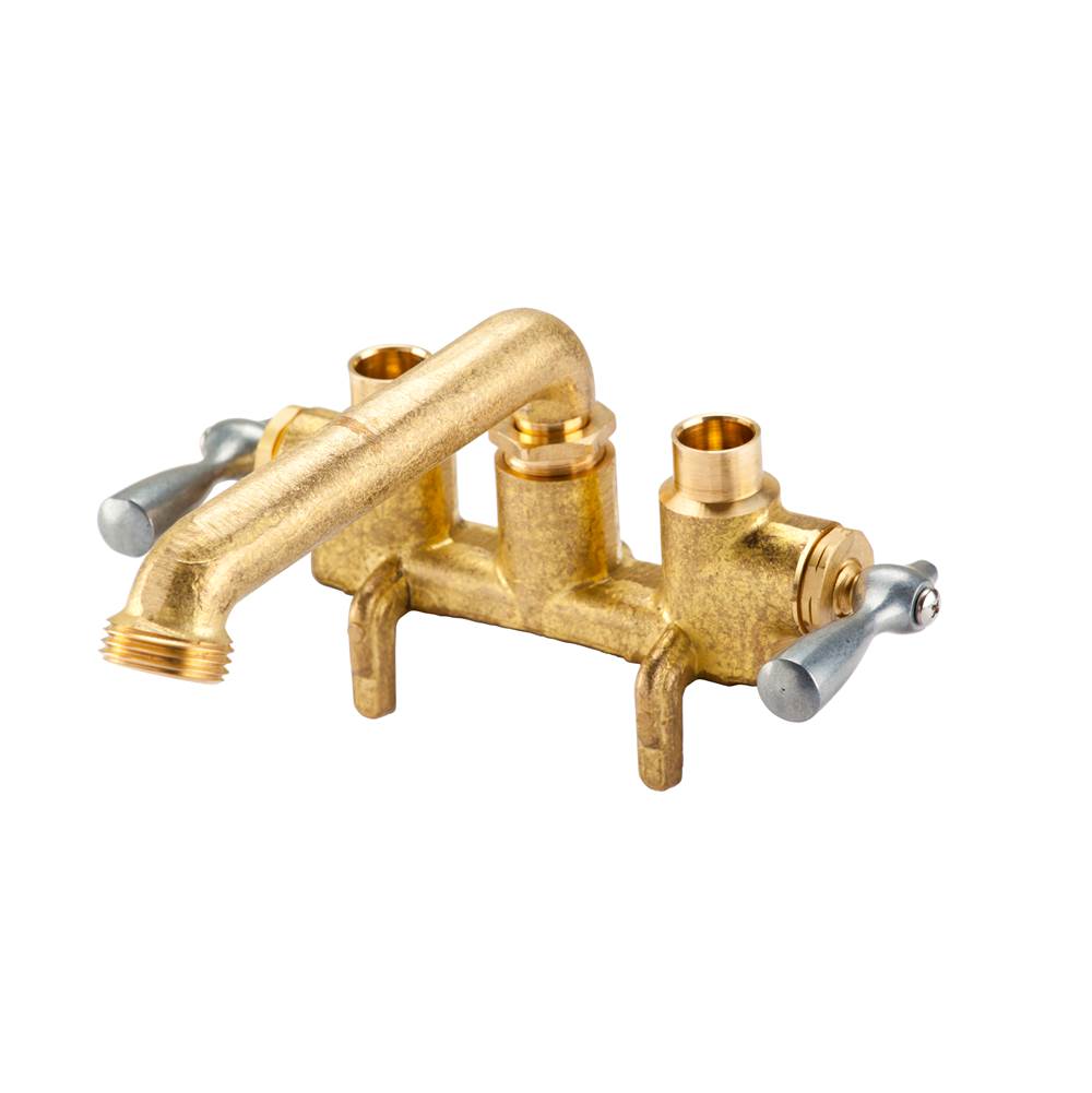 General Plumbing Supply DistributionGerber PlumbingGerber Classics 2H Clamp On Laundry Faucet w/ Direct Sweat Connections -Threaded Spout 2.2gpm Rough Brass