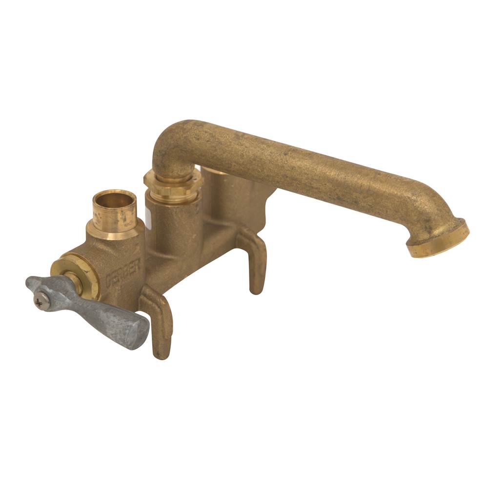 General Plumbing Supply DistributionGerber PlumbingGerber Classics 2H Clamp On Laundry Faucet w/ Direct Sweat Connections -No Threads on Spout 2.2gpm Rough Brass