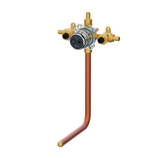 General Plumbing Supply DistributionGerber PlumbingTreysta Tub & Shower Valve- Horizontal Inputs WITH Stops WITH Stub-out - Crimp Pex