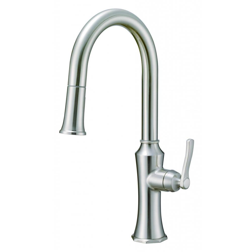 General Plumbing Supply DistributionGerber PlumbingDraper 1H Kitchen Pull-Down Kitchen Faucet w/ Snapback 1.75gpm Stainless Steel