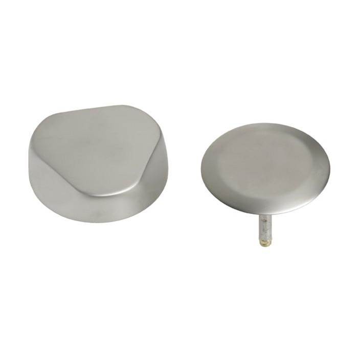General Plumbing Supply DistributionGeberitReady-to-fit-set trim kit, for Geberit bathtub drain with TurnControl handle actuation: PVD brushed nickel