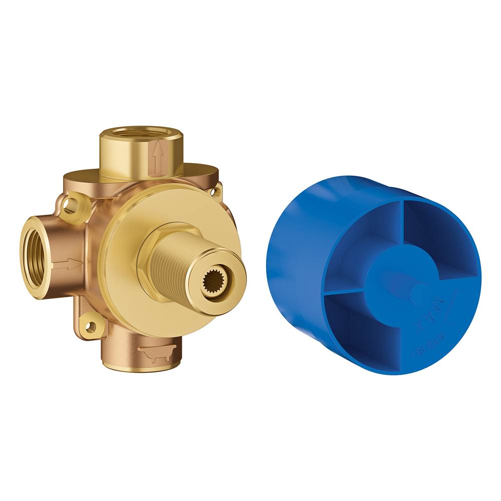 General Plumbing Supply DistributionGrohe3-Way Diverter Rough-In Valve (Discrete Functions)