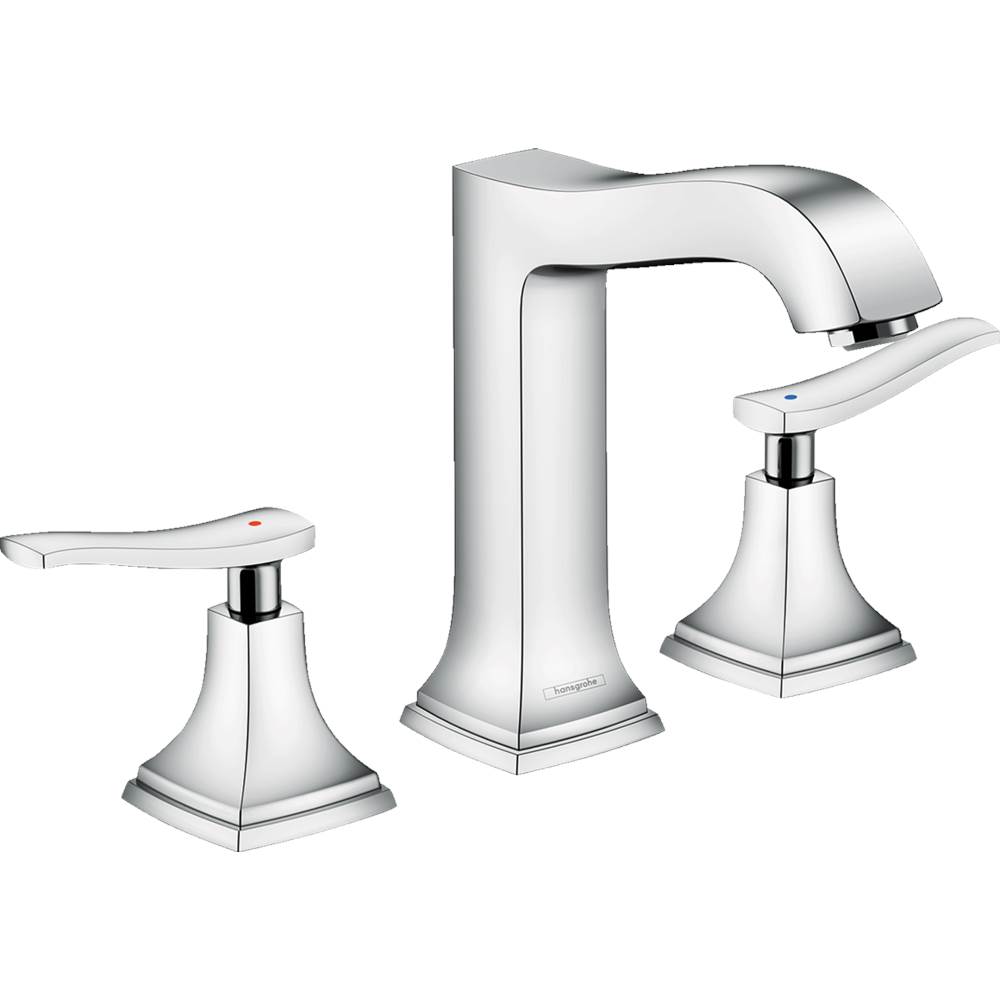 General Plumbing Supply DistributionHansgroheMetropol Classic Widespread Faucet 160 with Lever Handles and Pop-Up Drain, 1.2 GPM in Chrome