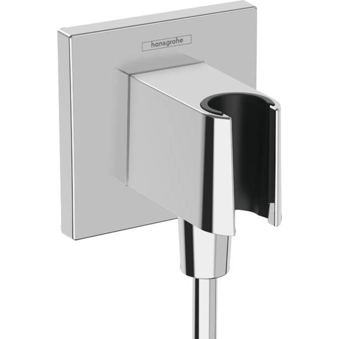 General Plumbing Supply DistributionHansgroheFixFit E Wall Outlet with Handshower Holder in Chrome