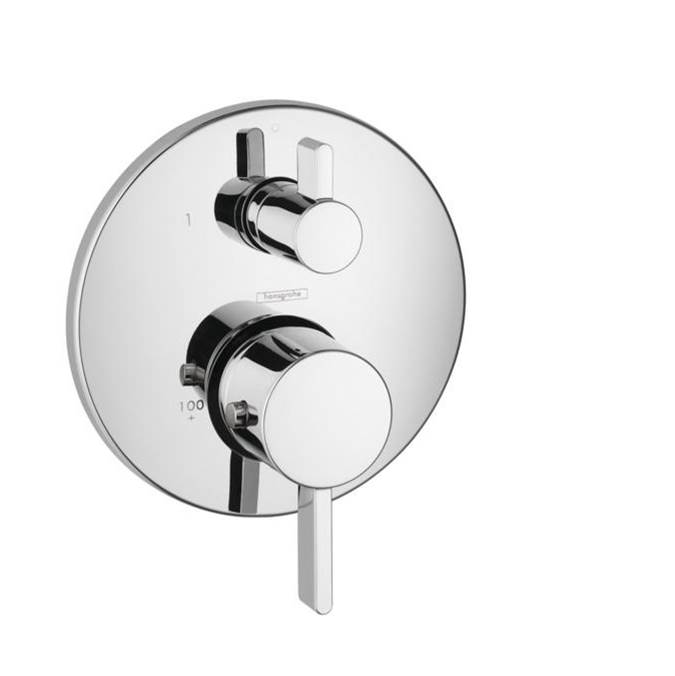 General Plumbing Supply DistributionHansgroheEcostat Thermostatic Trim S with Volume Control and Diverter in Chrome