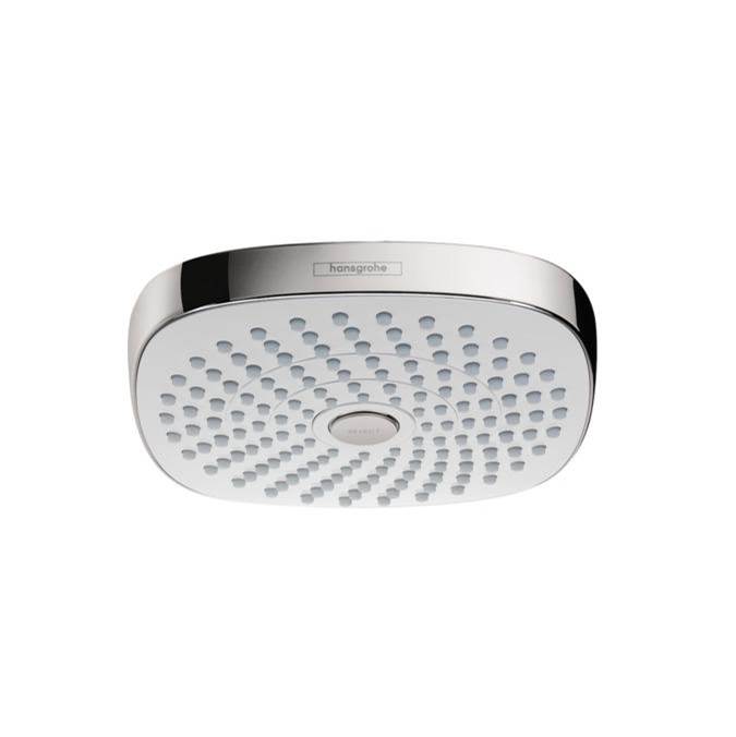 General Plumbing Supply DistributionHansgroheCroma Select E Showerhead 180 2-Jet, 1.8 GPM in White / Chrome