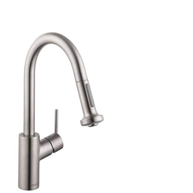 General Plumbing Supply DistributionHansgroheTalis S² Prep Kitchen Faucet, 2-Spray Pull-Down, 1.75 GPM in Steel Optic