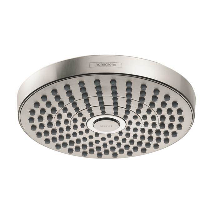 General Plumbing Supply DistributionHansgroheCroma Select S Showerhead 180 2-Jet, 1.8 GPM in Brushed Nickel