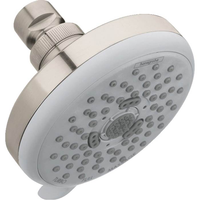 General Plumbing Supply DistributionHansgroheCroma 100 Showerhead E 3-Jet, 1.5 GPM in Brushed Nickel