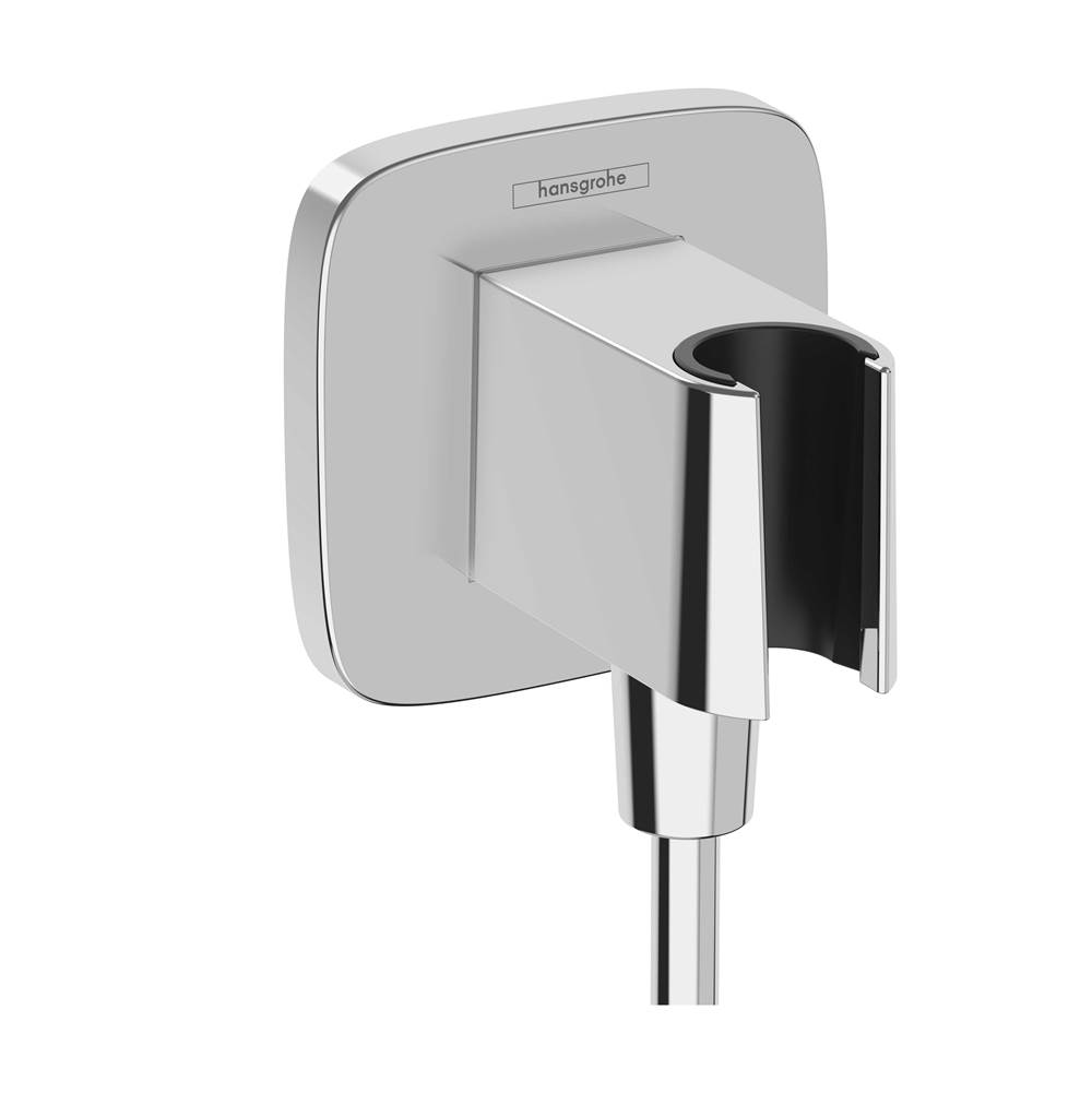 General Plumbing Supply DistributionHansgroheFixFit Q Wall Outlet with Handshower Holder in Chrome