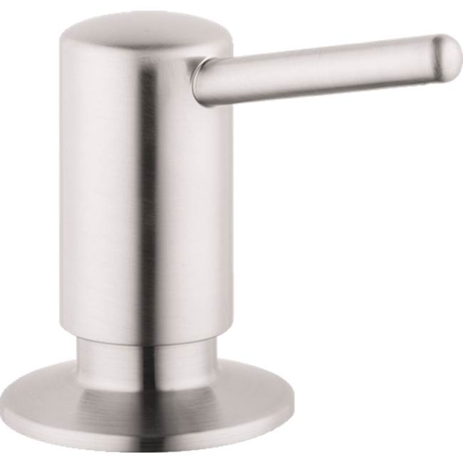 General Plumbing Supply DistributionHansgroheSoap Dispenser, Contemporary in Steel Optic