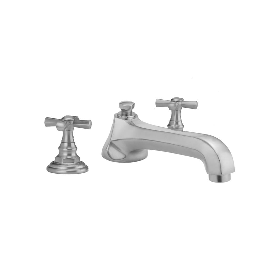 General Plumbing Supply DistributionJacloWestfield Roman Tub Set with Low Spout and Hex Cross Handles