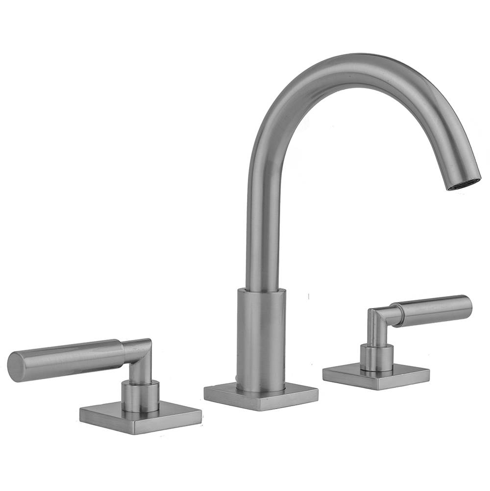 General Plumbing Supply DistributionJacloUptown Contempo Faucet with Square Escutcheons & Hub Base Lever Handles- 0.5 GPM