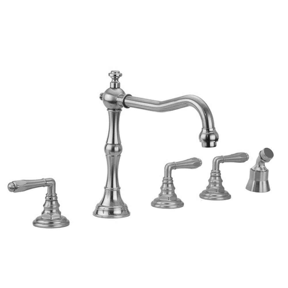 General Plumbing Supply DistributionJacloRoaring 20's Roman Tub Set with Smooth Lever Handles and Angled Handshower