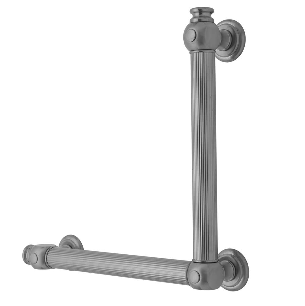 Jaclo Grab Bars Shower Accessories item G61-16H-24W-LH-SN