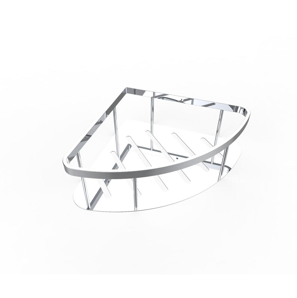 General Plumbing Supply DistributionKartnersBath & Shower Baskets - Deep Corner Wire Basket-Titanium