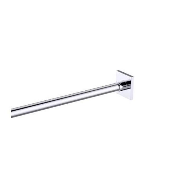 General Plumbing Supply DistributionKartnersShower Rods -  5 Feet (60-inch) Square Shower Rod with Square Ends -Satin Finish