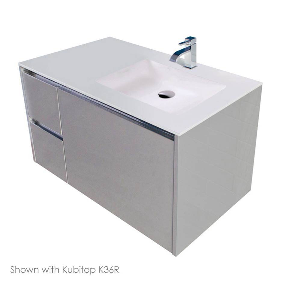 General Plumbing Supply DistributionLacavaVanity top solid surface Bathroom Sink with overflow.