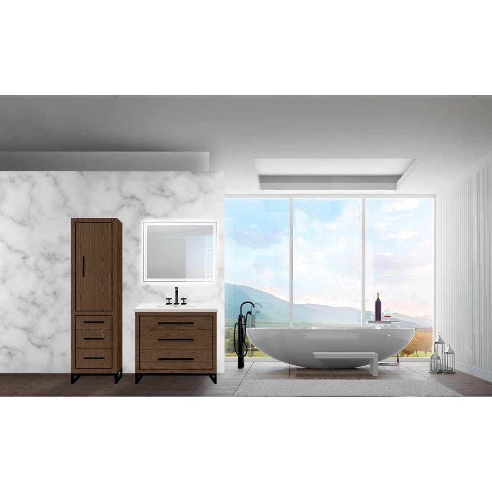 Madeli Linen Cabinet Bathroom Furniture item LCES-201871-R001-LL-BR-MB
