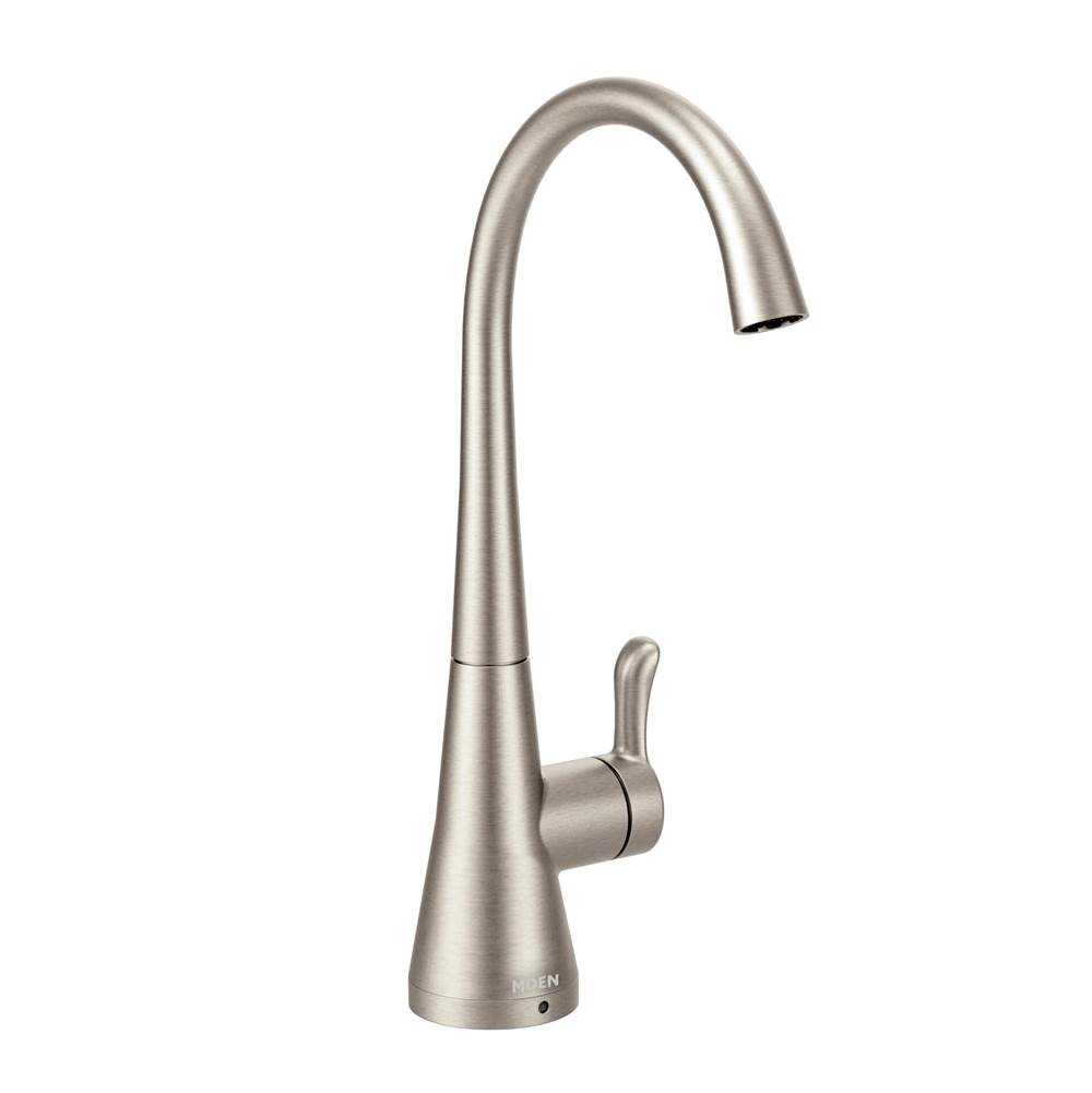 General Plumbing Supply DistributionMoenSip Transitional Cold Water Kitchen Beverage Faucet with Optional Filtration System, Spot Resist Stainless